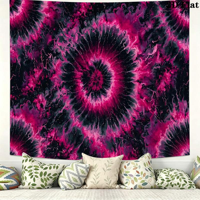 Tie-Dye Wall Tapestry Aesthetic Wall Hanging Printed Fabric Blanket Decorative Tapestries for Bedroom Living Room Home Decor