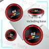 4Pcs/lot 56mm Car Styling Mugen Logo Hubcap Wheel Centre Hub Caps Emblem Sticker For Honda Civic Accord CRV Hrv Jazz Accessories