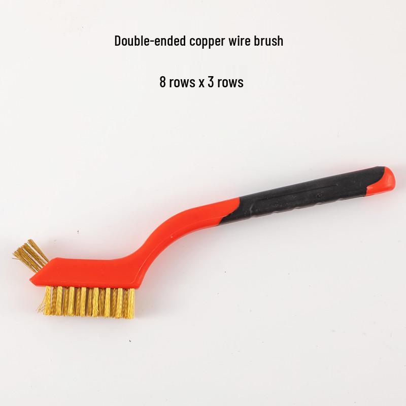 Plastová rukojeť Ocelový drátěný kartáč pro čištění Wenwan, King Kong Bodhi a ořechových předmětů s měděným drátem a kančími štětinami