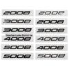 Distintivi Posteriori Peugeot Adesivi per Auto per Modelli 2008, 3008, 4008, 5008 - Emblemi Baule Inglesi