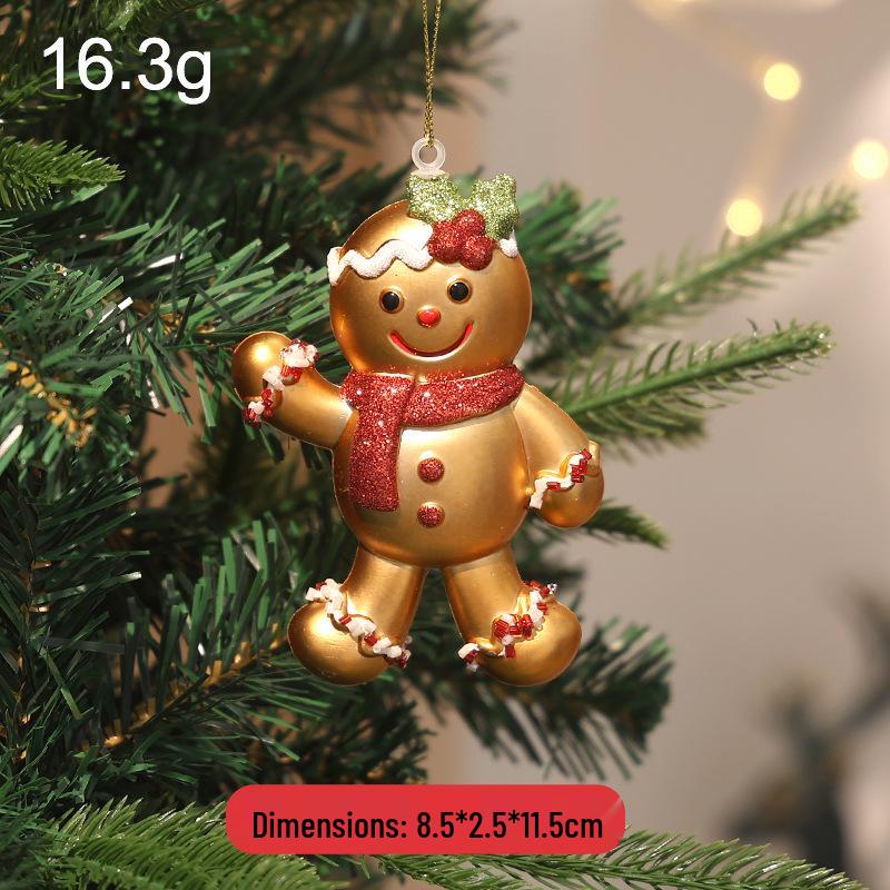 Pink Cartoon Christmas Tree Ornament with Glitter Sequins - Ins Style