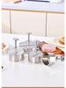 304 Stainless Steel Manual Hamburger Patty Press Mold for Kitchen