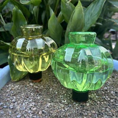 Self Watering Spike Automatic Watering Bulb with Terracotta Spike Lantern Design Self-Watering Globes for Indoor Outdoor