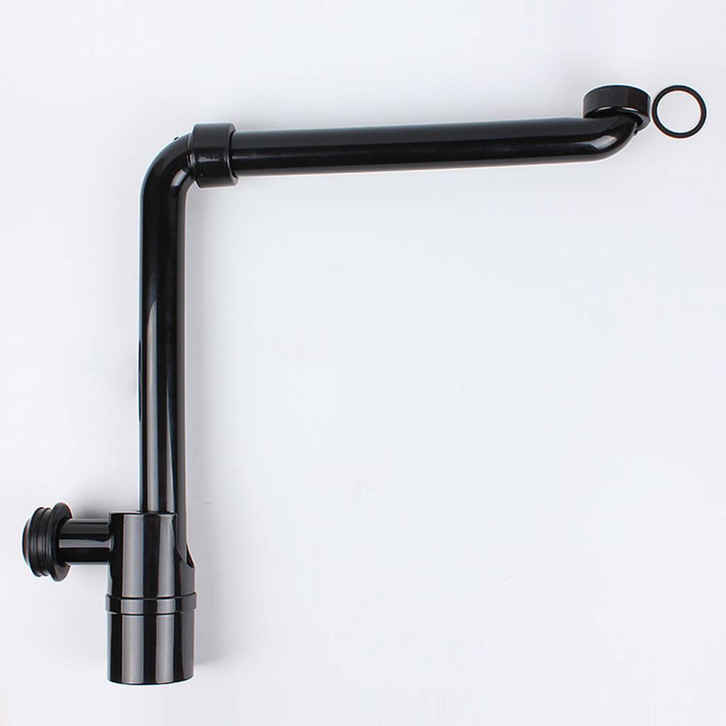 1-1/4inch Slip Inlet Drain Space Saving Sink Waste Trap Adjustable Washbasin Siphon Bathroom Basin Sink Waste Trap