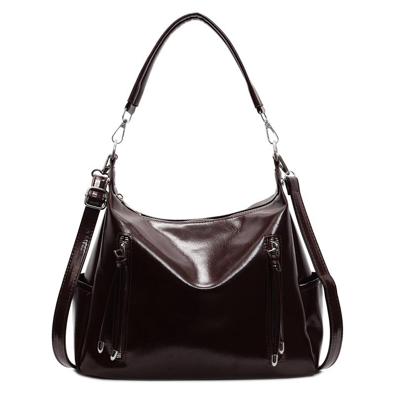 

Ретро сумочка, персонализированная простая сумка-тоут, новая модная универсальная сумка через плечо большой вместимости для повседневной носки