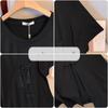 Plus Size Women's T-shirt Vintage Long T-shirt Short Sleeve Tops Summer