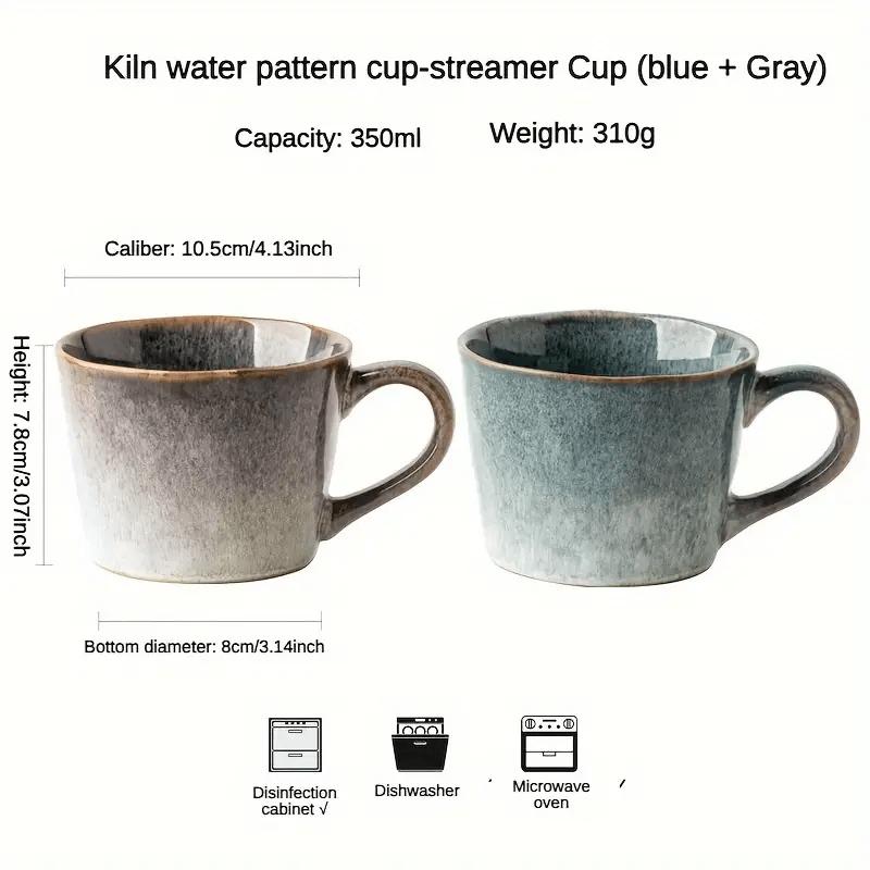 Valentine's Day Must-have Gift Couple Cups Best Friend Cup Mug Coffee Cup Home Use Retro Kilnfired Glaze Ceramic for Shop Office