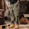 Men's Retro Work Pants: 2025 Heavyweight Fleece-Lined Casual Trousers for Autumn/Winter