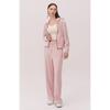 Huit Melange Velvet Wide Fit Banding Pants Htwpn5l05t