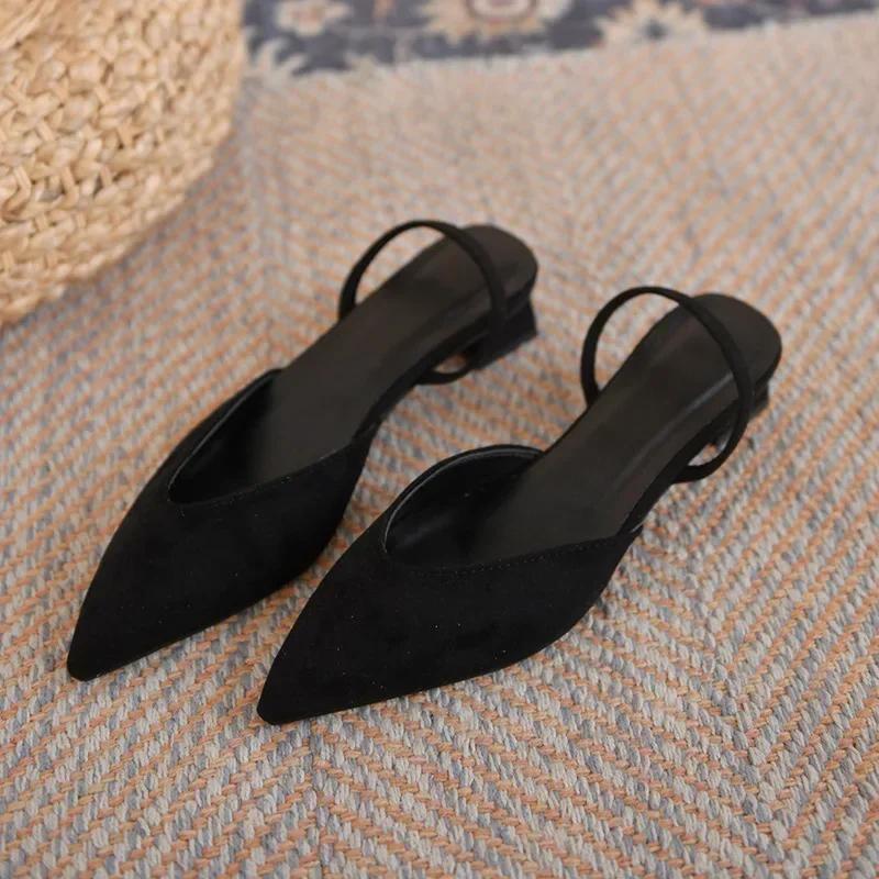 Fashion New Fashion Summer Women Pumps Woman Buckle Beige Single Shoes Square Heels Comfortable Dress Party Shoes