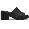 Crocs Brooklyn Slide Heels 'Black' Women's