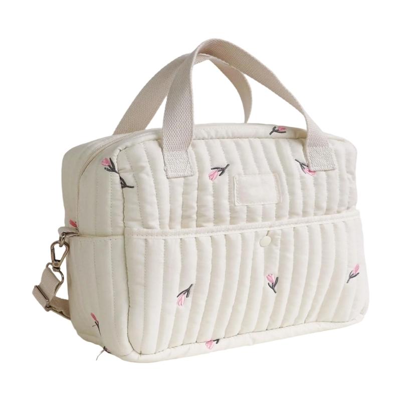 Diaper Bag Lightweight Shoulder Bags Large Capacity Mom Bag Crossbody Bag Splashproof Multiple Compartment Handbag