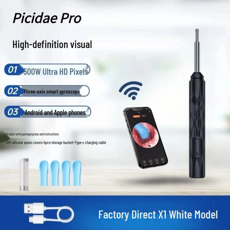

Smart LED Ear Cleaning Endoscope - Ultra HD Visual Ear Picker Tool