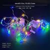 10 LED Copper Wire Fairy Lights, Warm & Multicolor, 3 Modes, Cake Gift Decor Multicolor 50cm 10LEDs