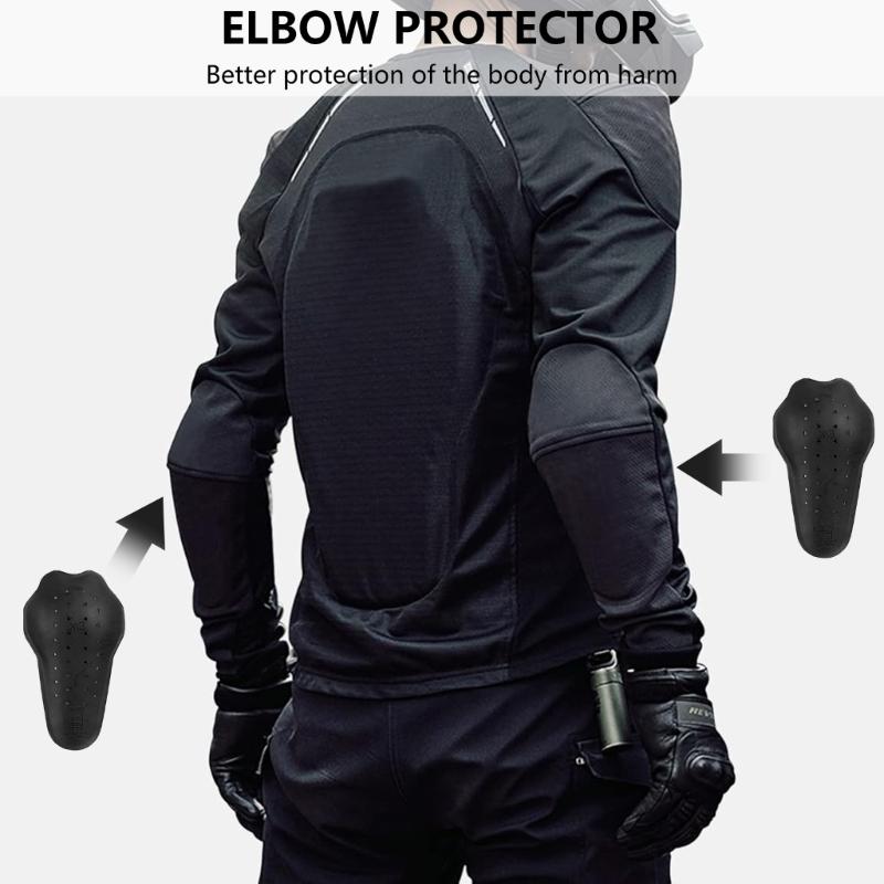 Motorcycle Elbow/Knee Protection Pad Insert Armors Equipment Breathable Pad Motorbike Jackets Insert Knee Elbow Pads