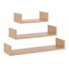 Wall Hanging Shelves - 3 Pieces - No. 23 White