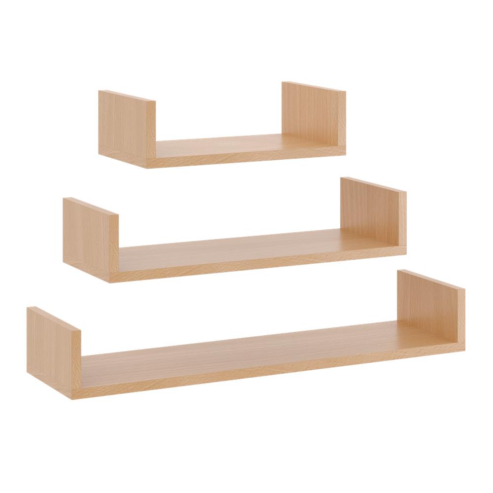 Wall Hanging Shelves - 3 Pieces - No. 23 White