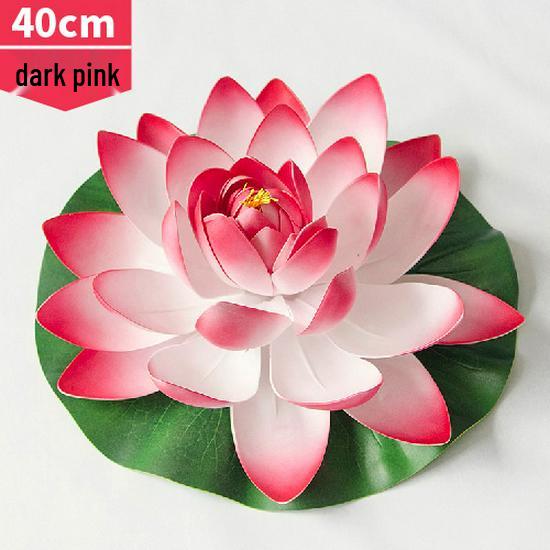 Artificial Lotus Leaf Water Lily for Pond, Fish Tank Decoration, Landscaping, or Buddha Ornaments