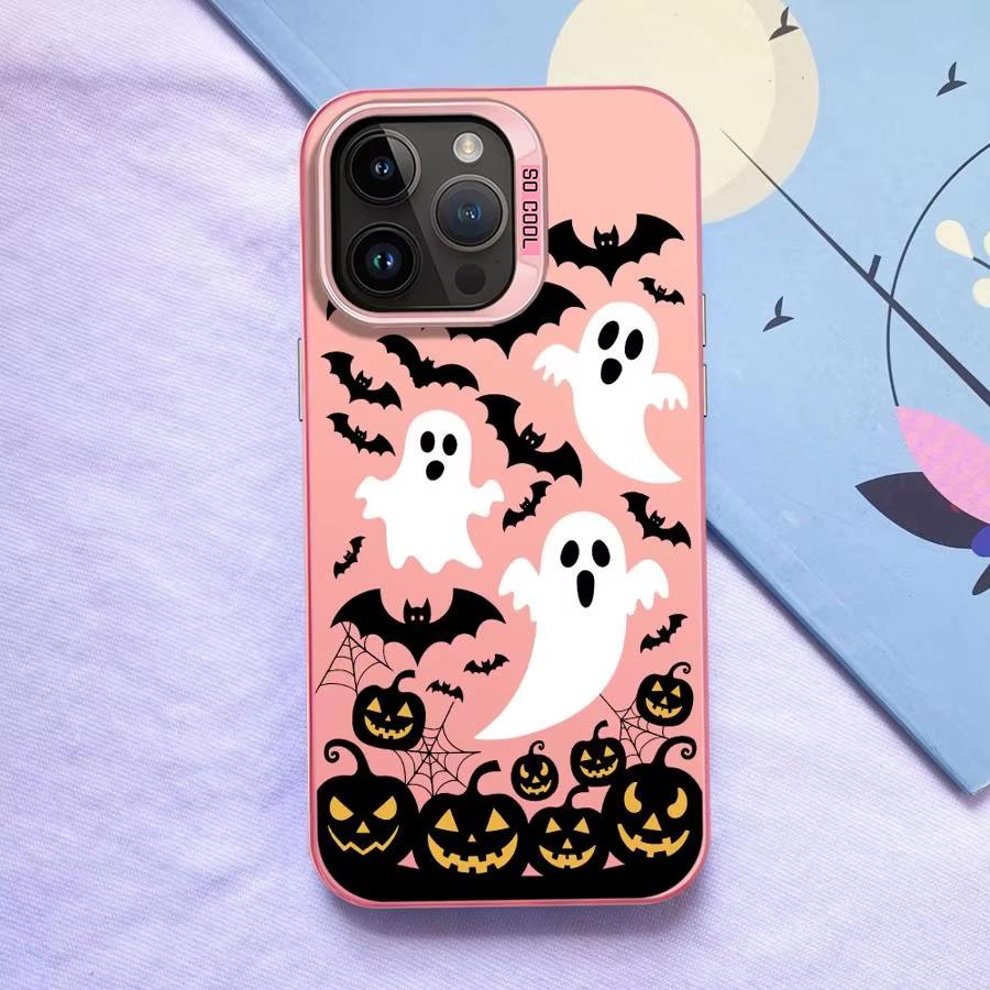 Halloween Pumpkin Head Phone Case For iPhone 17 Air 16e 16 Pro Max 15 14 Plus 13 12 Mini 11 Pro Shockproof Silicone Back Cover