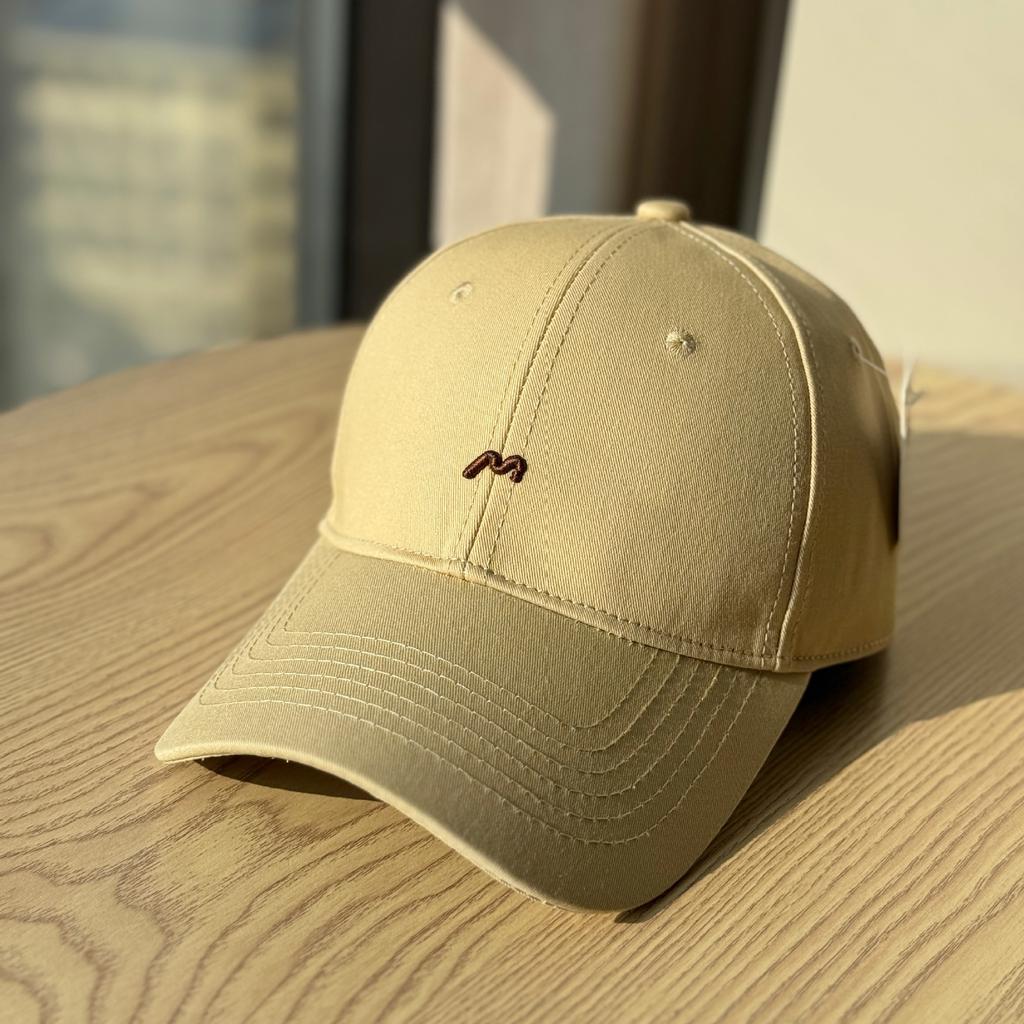 Korean-style new simple letter-embroidered hard-top baseball cap for women, fashionable and versatile street-style trendy sun-shading cap