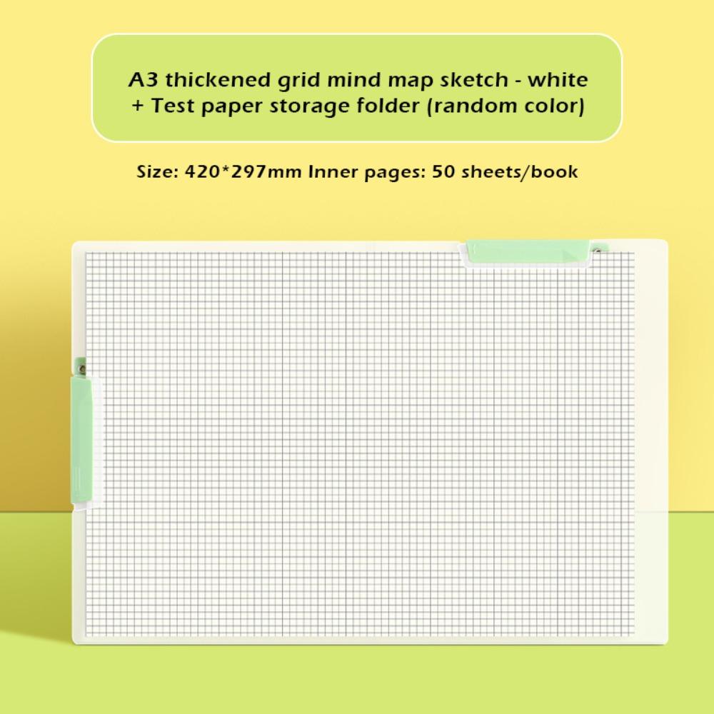 50 Blätter A3 A3 Notizbuch Mindmap Planung Notizzettel Multifunktionales Notizbuch Back To School Geschenk