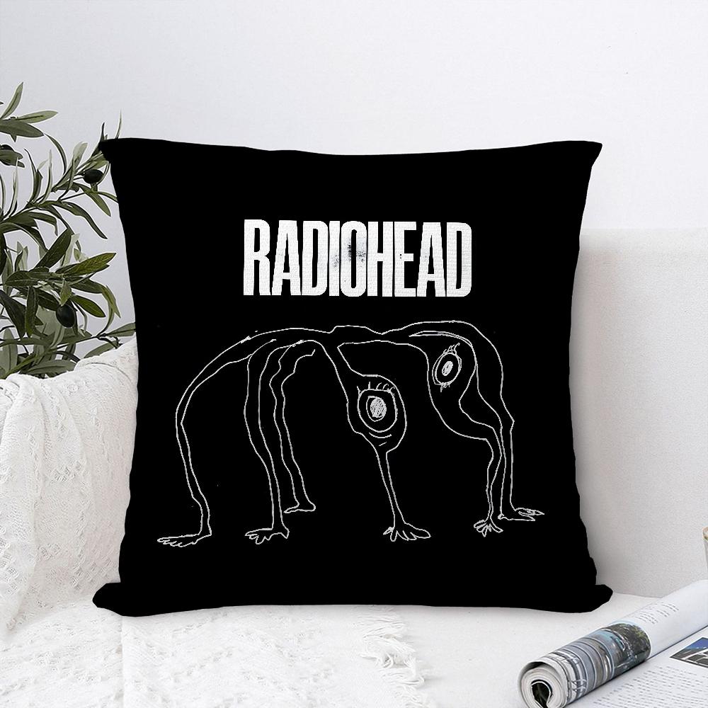 B-British Band RadioheadS Pillow Case Plush Fabric Soft  Pillowcase Double Sided Print   Cushion Cover Throw Pillow Cover