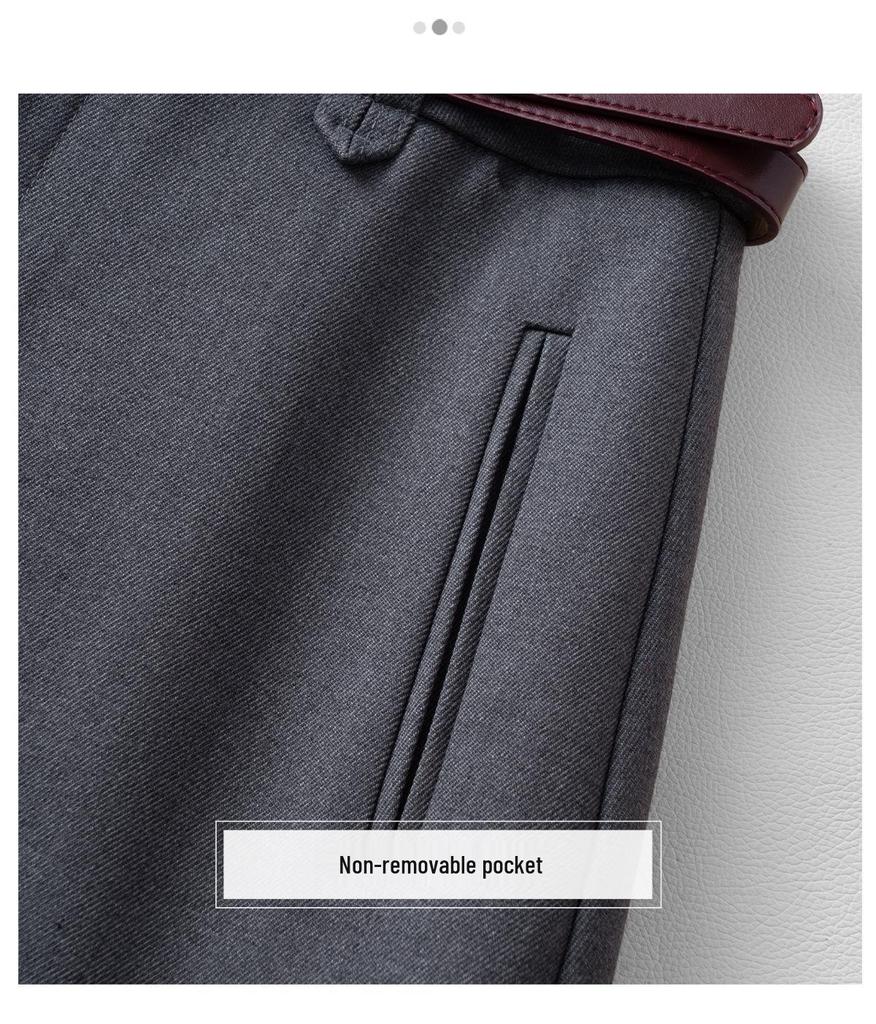 Academy Style Damen High Waist Graue A-Linien Culottes - Schlankmachende Petite Rockshorts für Herbst 2025