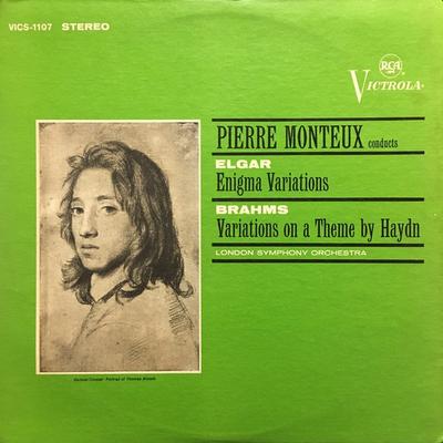 LP Schallplatte SIR EDWARD ELGAR / JOHANNES BRAHMS - Enigma-Variationen / Variationen Über Ein VICS1107 RCA Victrola 1965 US Klassisch Gebraucht