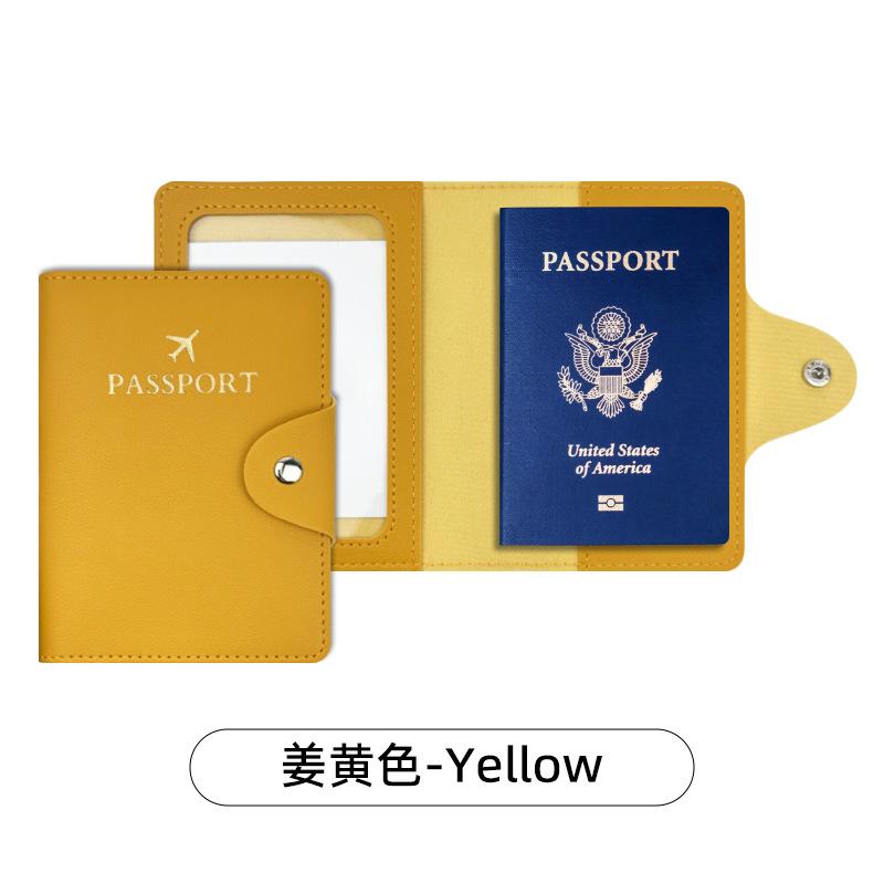 Women Men Fashion Business Passport Covers Holder Multi-Function ID Bank Card PU Leather Wallet Case Travel Accessories