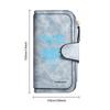 Stylish Butterfly Printed Long Wallet Fashionable Portable Daily Casual Purse for Women Girls Multi Card Slots Durable PU Leather Wallet