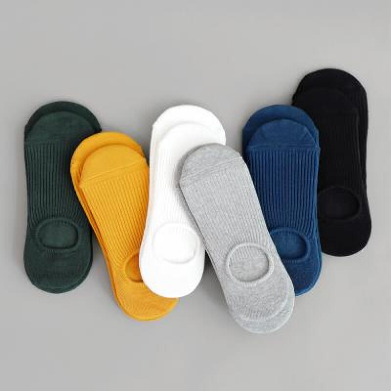 

2 sets of thick fake socks that won t peel off (for men) mustard