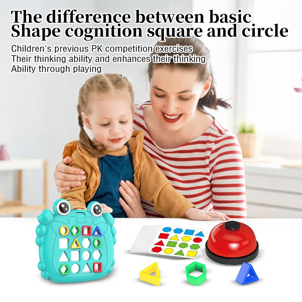 Crab Geometric Figure Matching Two-player Parent-child Interactive Game