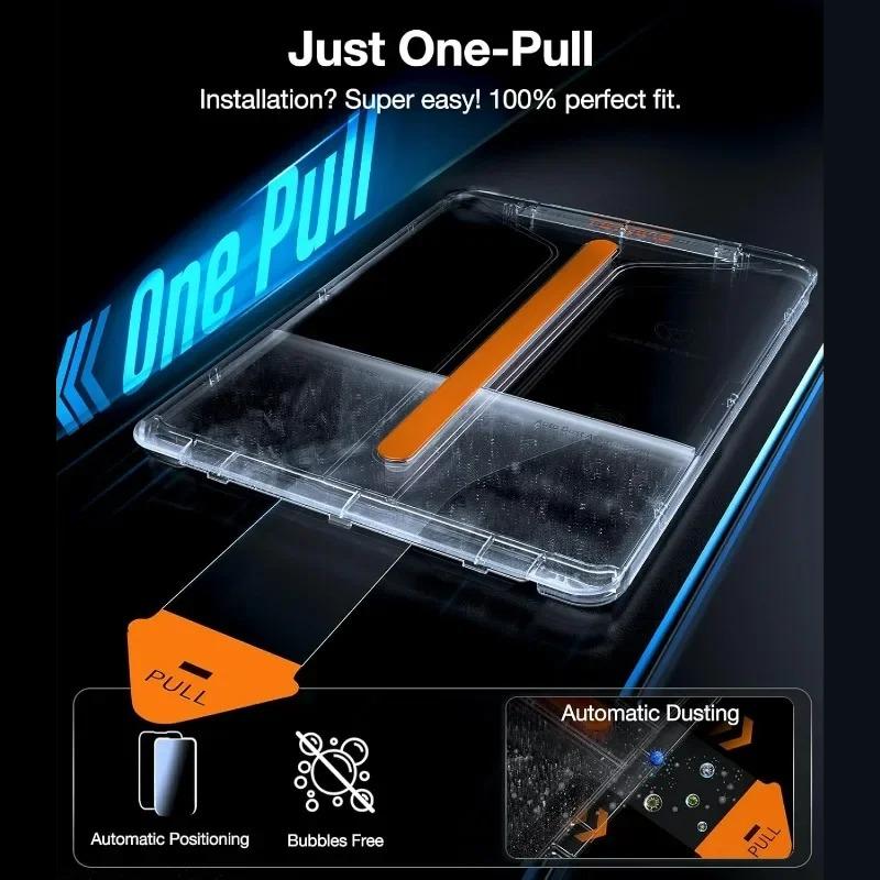 Tempered Glass For iPad Mini 7 6 HD Screen Protector Film For iPad Air 13 11 5 4 Pro 13 11  A16 11th 2025 12.9 10th 9th Easy Install Tool