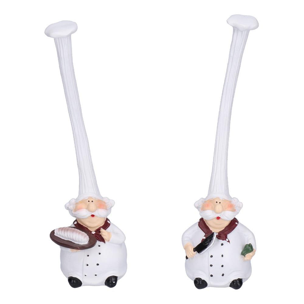 Resin Chef Figurine Home Decoration Cartoon Chef Dolls Creative Chef Statue  Dining Room