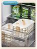 Multi-layer Transparent Dumpling Storage Box with Timer - Kitchen Food Grade Plastic