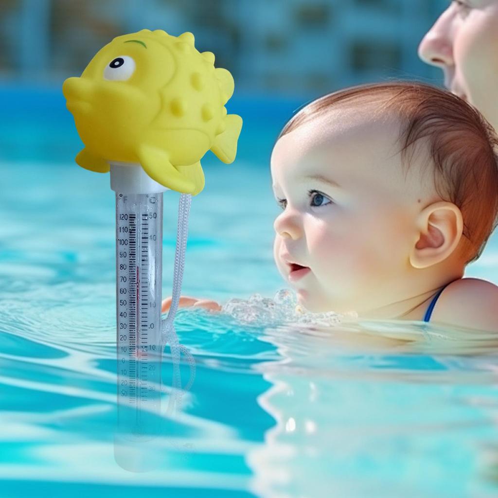 Floating Pool Temp Gauge Cute Indoor Temperature Meter Pool Floating Easy Read Temp Gauge For Cold Plunge Hot Tub Ice Bath SPA