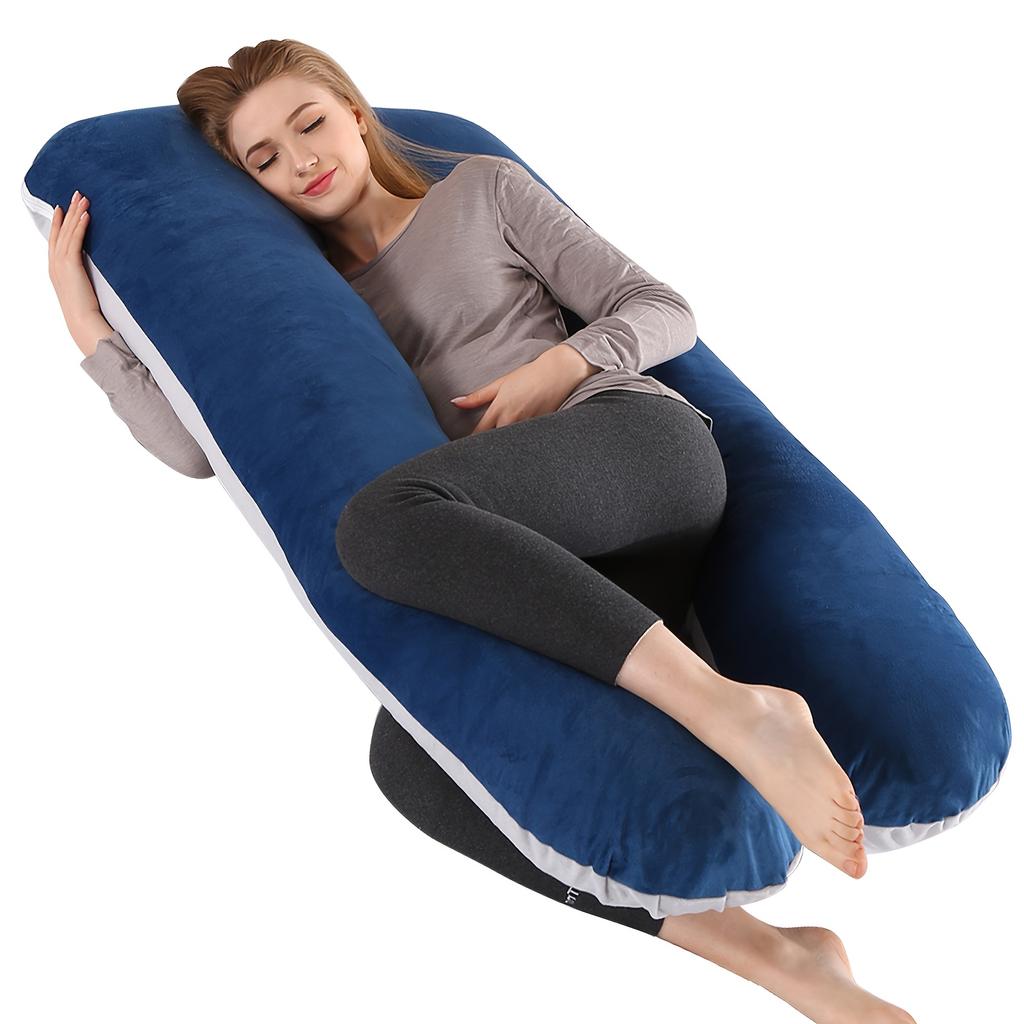 2025 New U-Shaped Extra Large Pregnancy & Adult Luxury Full-Body Maternity Sleep Pillow,Ideal for Side Sleepers