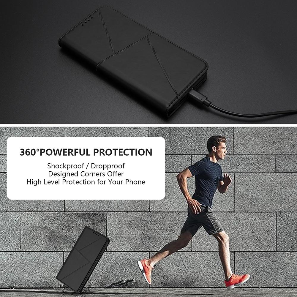Leder Hülle Schutz Cover Für Samsung Galaxy A03 Core A04E A04S A04 A05 A05S A13 A14 A23 A24 A32 A33 A34 A53 A73 Brieftaschen Hülle