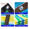Sunshade Net Reusable Mesh Shade Cloth Tarp Tear-resistant Sunshade Mesh with Reinforced Grommets for Garden Greenhouse Patio Outdoor Sun Protection