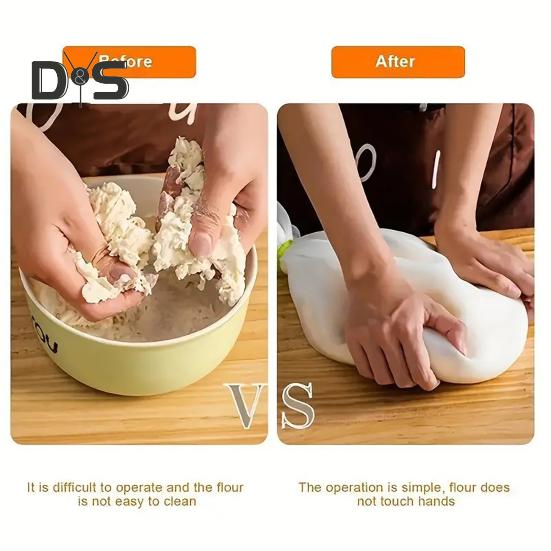 Knetteigbeutel aus Silikon, flexibler Teigmischer, Pasta-Pizza-Kneter, Küchengerät zum Teigmischen