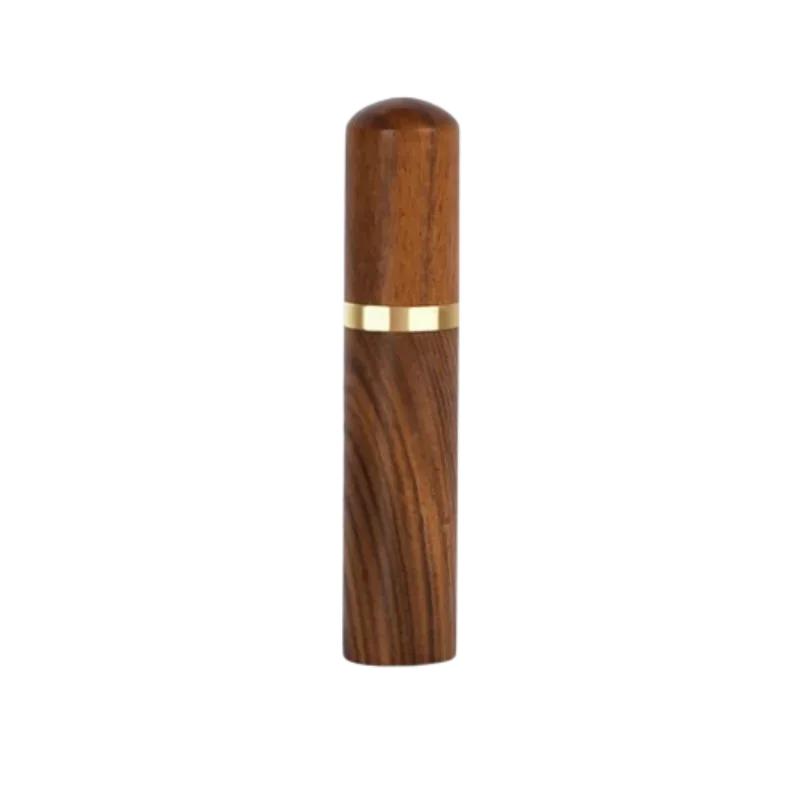 

DIY Sewing Needles Holder Storage Tube Wooden Box Hand Sewing Needles Case Leather Knitting Embroidery Mending Needles Container