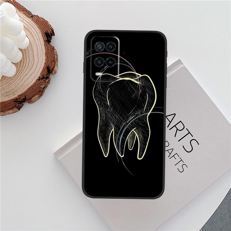

Чехол с рисунком зубов для стоматолога для Oppo A96 A58 A18 A38 A78 A98 A17 A77 A80 A40 A60 A16 A76 A74 A94 A54 A15 A57S OPPO A16