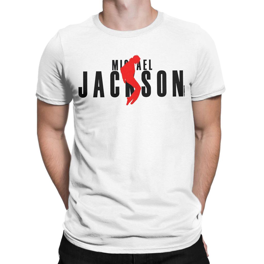 Herren-T-Shirt „The King of Pop Michael Jackson“ Freizeit-T-Shirt aus 100 % Baumwolle, Kurzarm, Rundhalsausschnitt, Neu eingetroffen