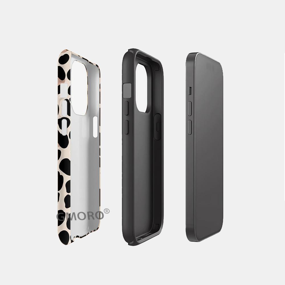 Hot-selling Trend Leopard Print Cherry Iphone17promax Mobile Phone Case Apple 14pro Film Case 16/15
