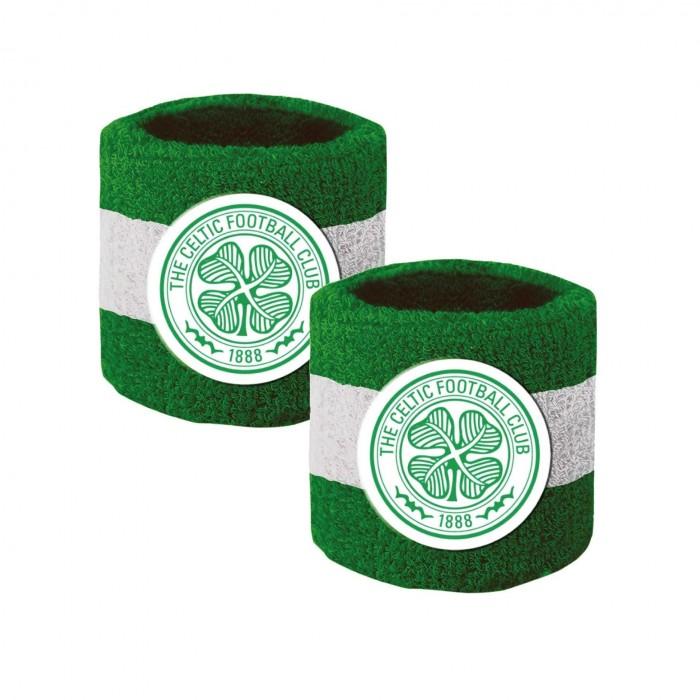 Celtic FC Cotton Wristband (Pack Of 2)