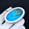 Tibetan Turquoise Pendant, 925 Sterling Silver Handmade Jewelry, Turquoise Silver Pendant, Party Wear Jewelry For Women's, Pendant Christmas Gift
