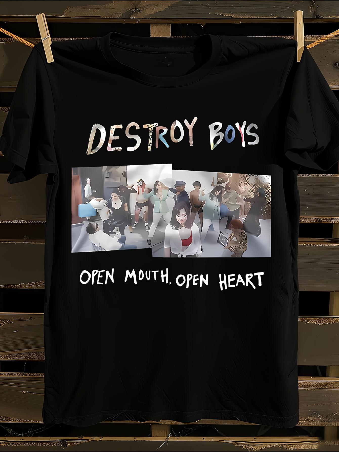Oversized Destroy Graphic T-shirt XXL