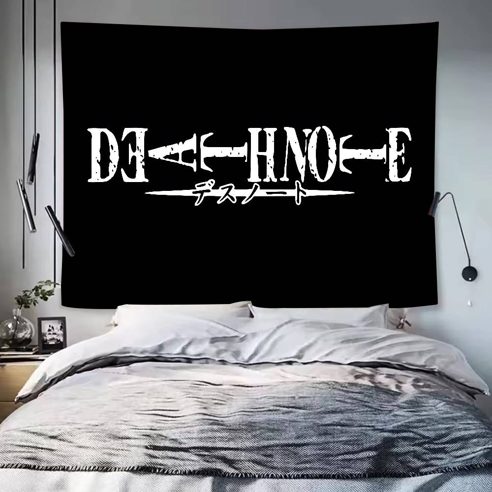 Fashion Hot DDeathS Cool NNote Anime Tapestry Decoration Bedroom Dormitory Background Cloth Holiday Living Room Club Tapestry