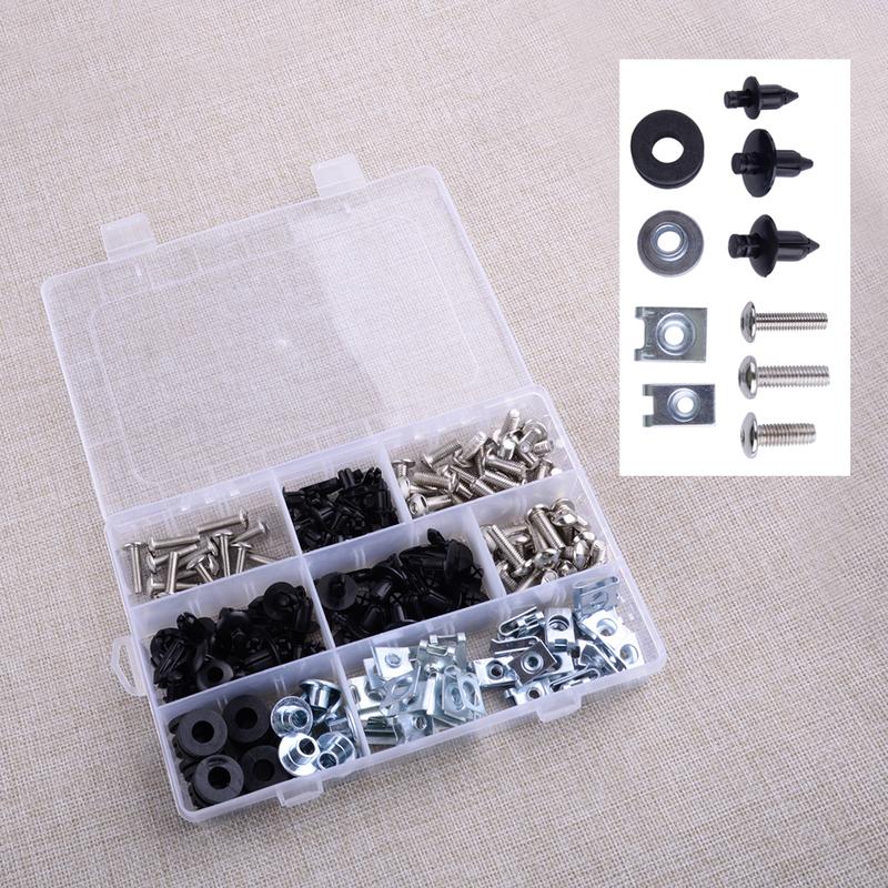 

Motorcycle Complete Fairing Bolt Screw Fastener Mount Clip Retainer Nut Grommet Kit Fit For Honda Goldwing GL1800