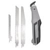 Mini Reciprocating Saw Set Quick Release Accuracy Teeth Self Locking Non Slip Handle 3 Blades Hand Saw Kit for